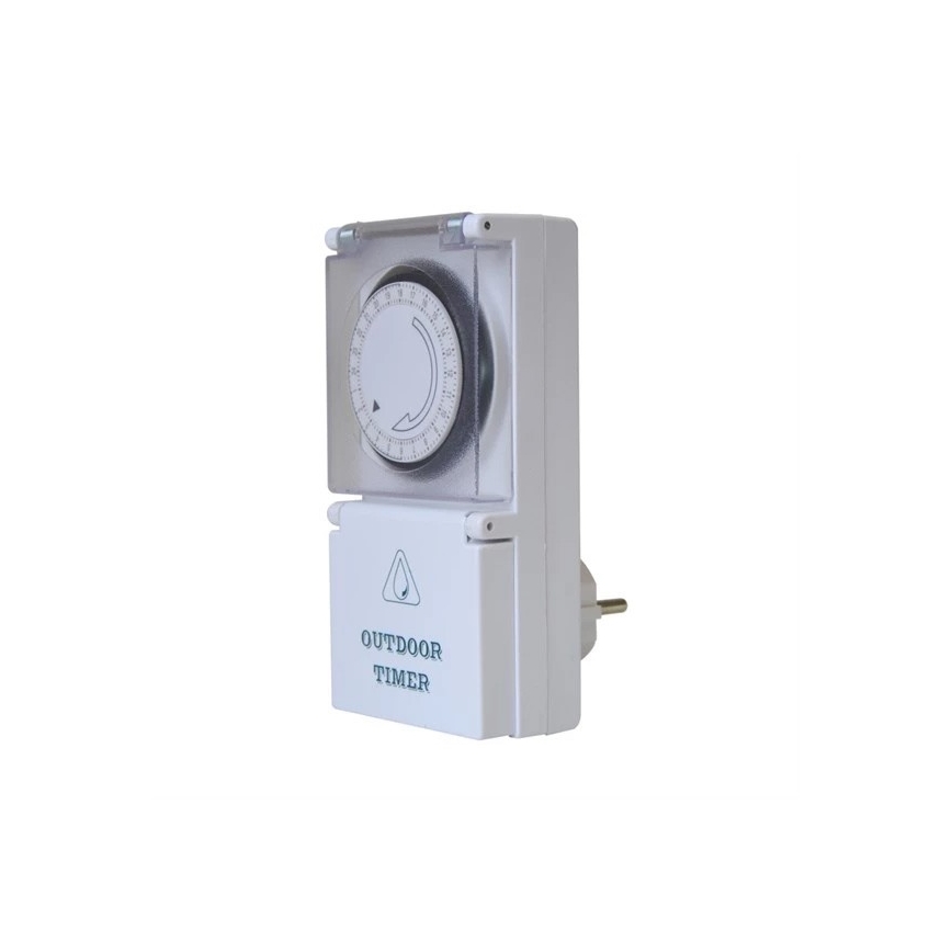 Таймер добовий механічний вуличний 16A/230V IP44