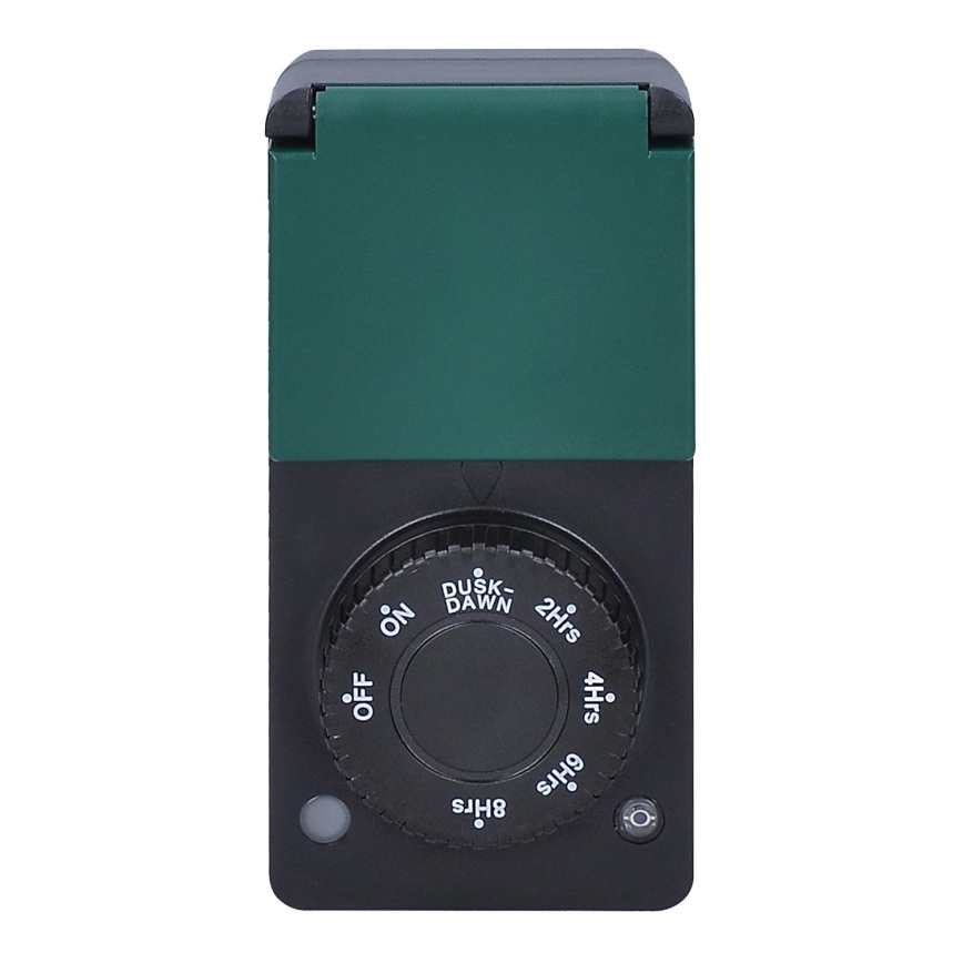 Таймер з датчиком освітленості 3600W/230V IP44