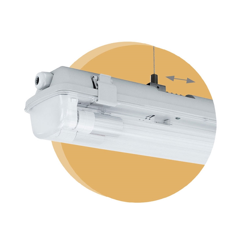 Технический люминесцентный светильник LIMEA T8 2xG13/10W/230V IP65 1500 мм