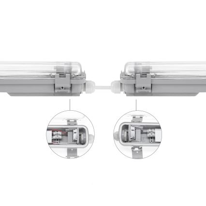 Технический люминесцентный светильник LIMEA T8 1xG13/20W/230V IP65 120 см