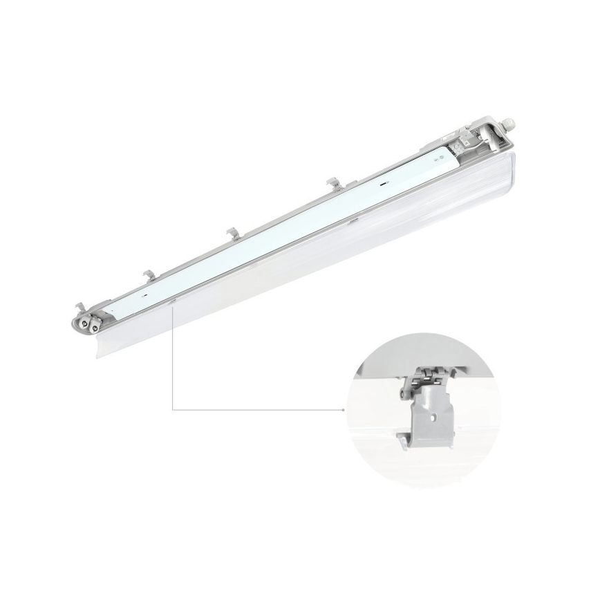 Технічний світильник для люмінесцентних ламп HERMIC T8 2xG13/18W/230V IP65