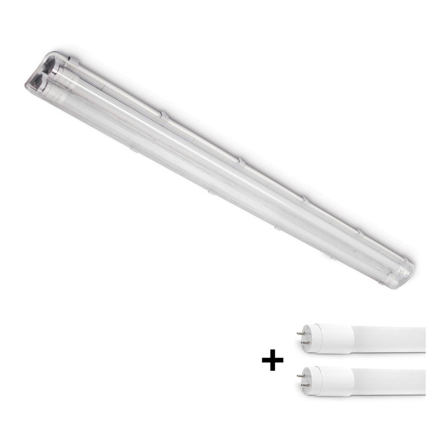 Технічна люмінесцентна LED лампа T8 2xG13/18W/230V 4000K IP65