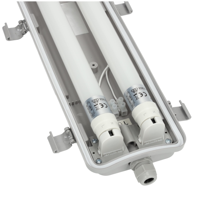 Технічна люмінесцентна LED лампа T8 2xG13/18W/230V 4000K IP65