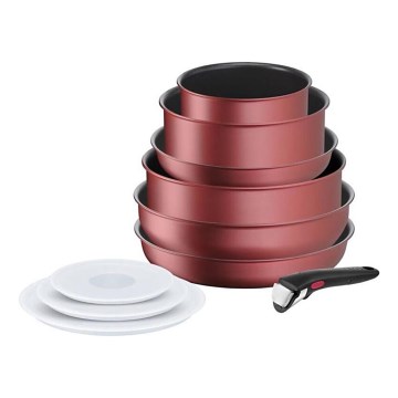 Tefal - 10-предметный набор посуды INGENIO DAILY CHEF медный