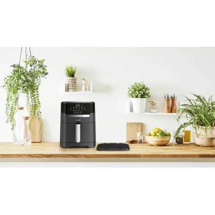 Tefal - Аеро-фритюрниця 4,2 л EASY FRY&GRILL 2в1 1550W/230V чорний