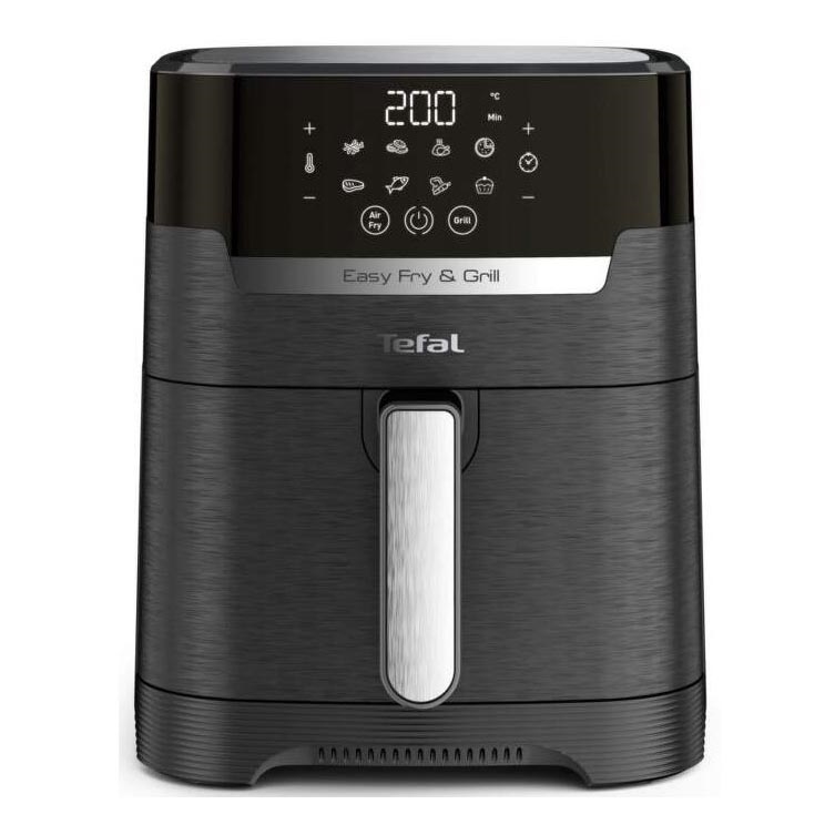 Tefal - Аеро-фритюрниця 4,2 л EASY FRY&GRILL 2в1 1550W/230V чорний