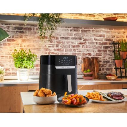Tefal - Аеро-фритюрниця 4,2 л EASY FRY&GRILL 2в1 1550W/230V чорний