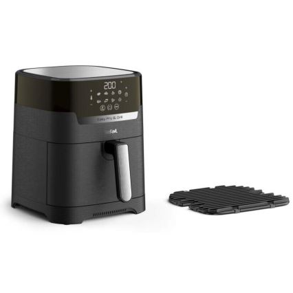 Tefal - Аеро-фритюрниця 4,2 л EASY FRY&GRILL 2в1 1550W/230V чорний