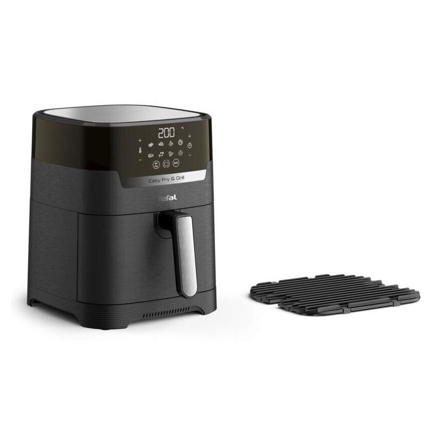 Tefal - Аеро-фритюрниця 4,2 л EASY FRY&GRILL 2в1 1550W/230V чорний