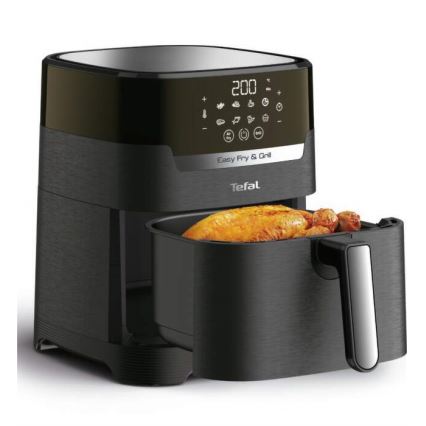 Tefal - Аеро-фритюрниця 4,2 л EASY FRY&GRILL 2в1 1550W/230V чорний