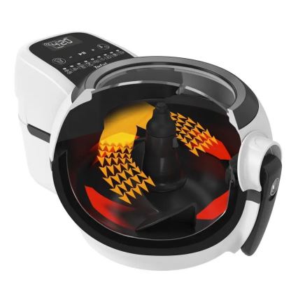 Tefal - Аеро-фритюрниця ACTIFRY GENIUS DUAL MOTION 1,2 л 1350W/230V білий