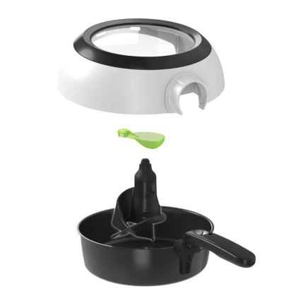 Tefal - Аеро-фритюрниця ACTIFRY GENIUS DUAL MOTION 1,2 л 1350W/230V білий