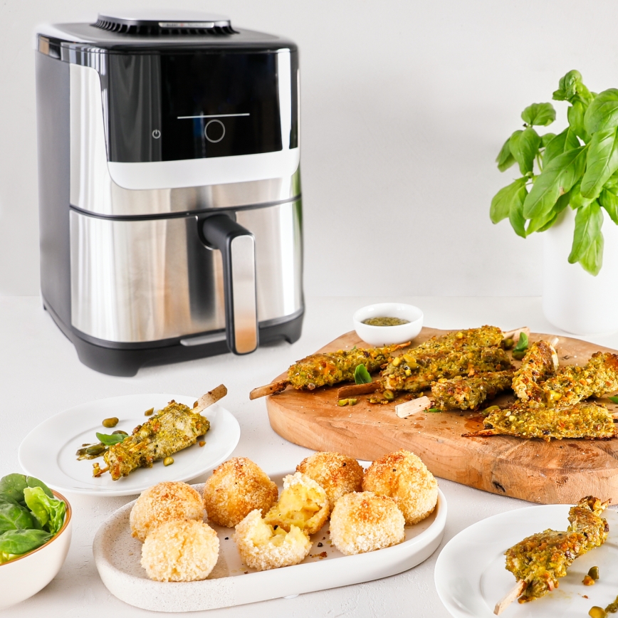 Тефаль - Аерофритюрниця 5 л ЕЙСІ ФРАЙ САЙЛЕНС 10в1 1400-1670Вт/230В