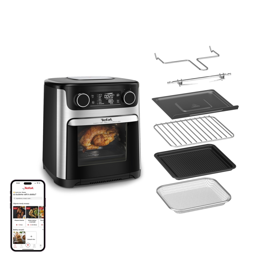 Tefal - Аэрогриль 15 л EASY FRY 9 в 1 1800 Вт/230 В