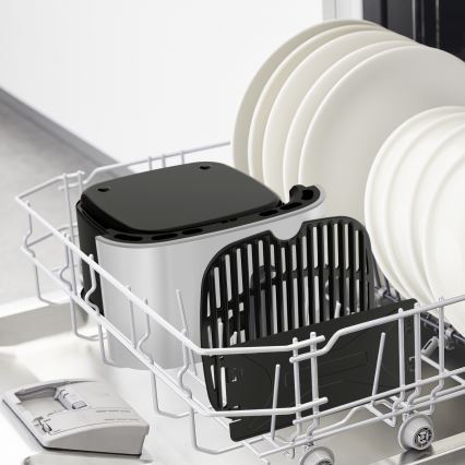 Tefal - Аэрогриль 4,2 л EASY FRY&GRILL 2 в 1 1550 Вт/230 В нержавеющая сталь