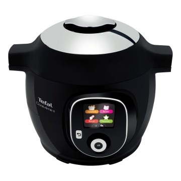 Tefal - Багатофункційна електрична скороварка з комплектом аксесуарів 6 л 1600 Вт/230 В чорна
