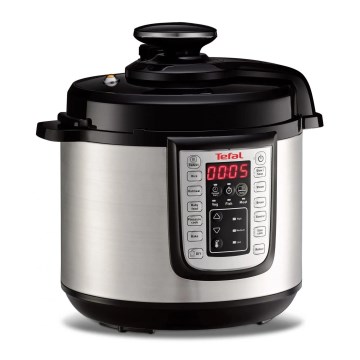 Tefal - Багатофункціональний електричний скороварка ALL IN ONE POT 1100 Вт/230 В матовий хром/чорний