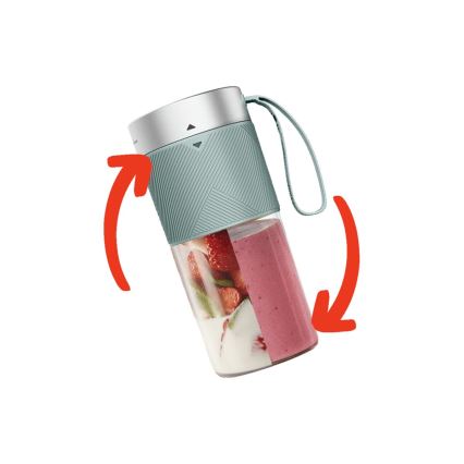 Tefal - Блендер для смузі BLENDFORCE 50W/5V 1200 mAh м'ятний