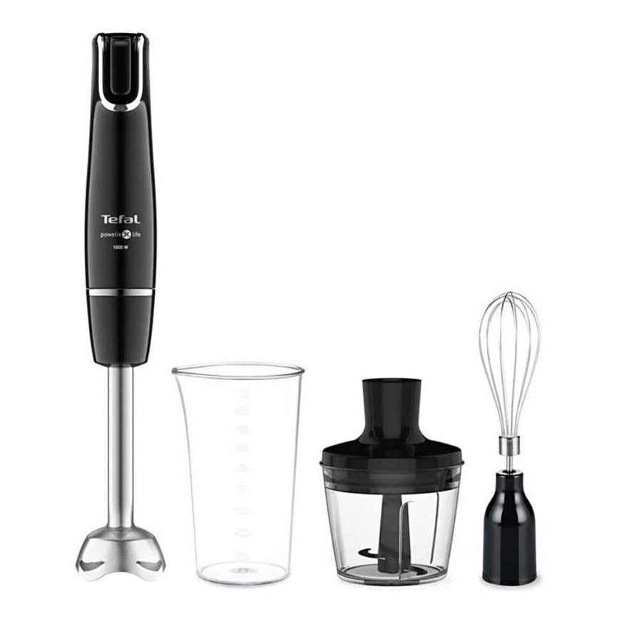 Tefal - Блендер ручний INFINY FORCE V2 3в1 1000W/230V чорний/нержавіюча сталь