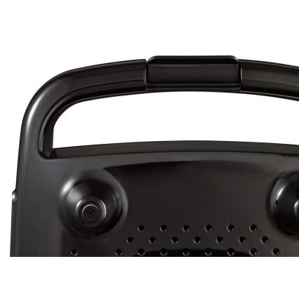 Tefal - Бутербродница CROC TIME 700W/230V черный/хром