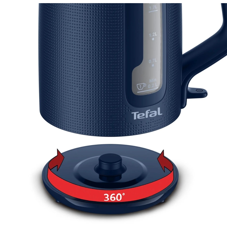 Tefal - Чайник MORNING 1,7 л 2400W/230V синий