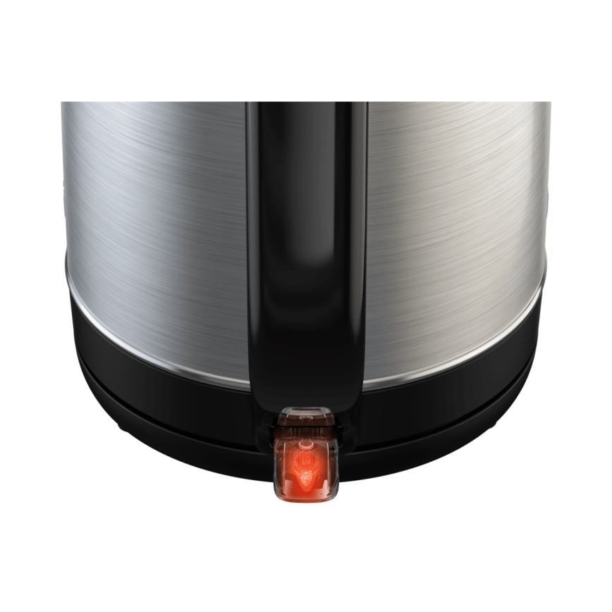 Tefal - Чайник SUBITO 1,7л 2400W/230V нержавіюча сталь/чорний