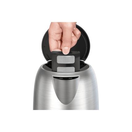 Tefal - Чайник SUBITO 1,7л 2400W/230V нержавіюча сталь/чорний