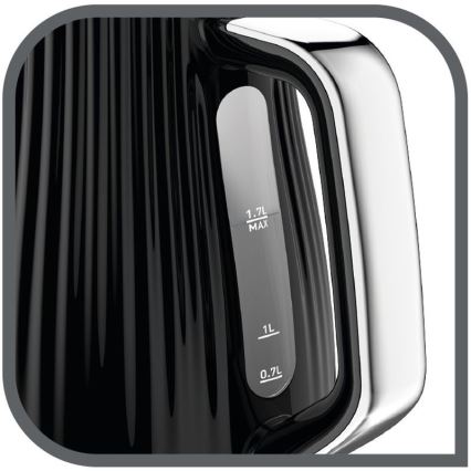 Tefal - Чайник LOFT 1,7 л 2400W/230V чорний