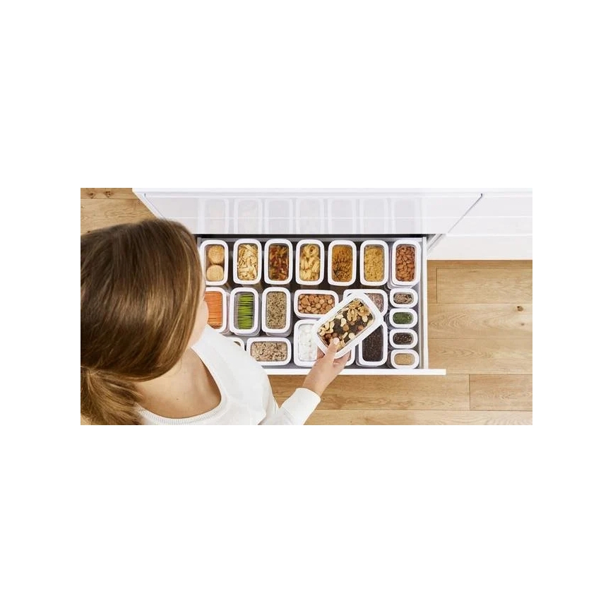 Tefal - Харчовий контейнер 0,45 л OPTIMA білий/прозорий