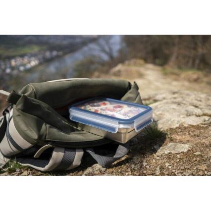 Tefal - Харчовий контейнер 0,8 л MSEAL STEEL синій/нержавіюча сталь