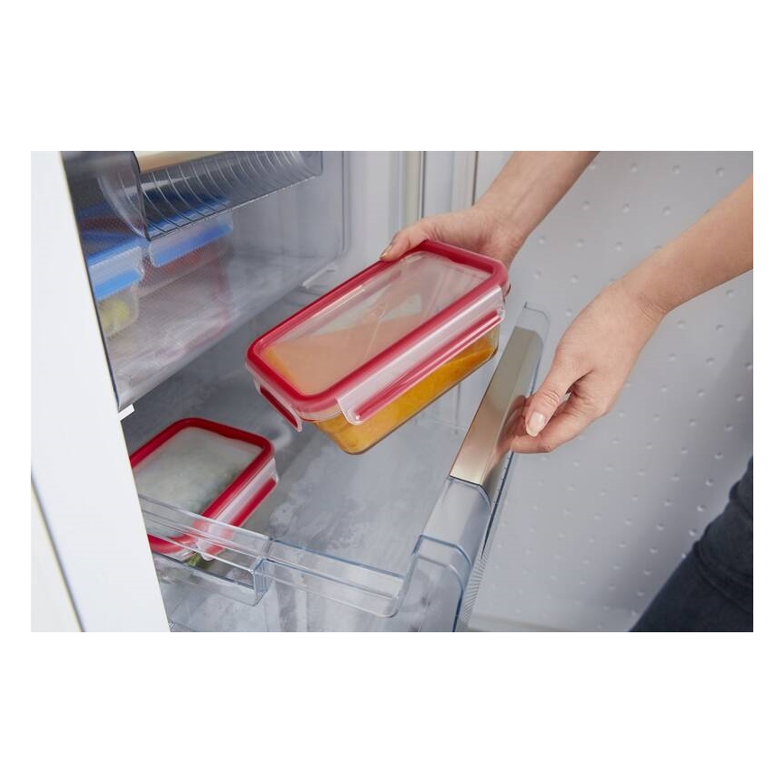 Tefal - Харчовий контейнер 0,85 л MSEAL GLASS червоний/скло