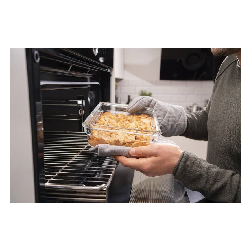 Tefal - Харчовий контейнер 1,1 л MSEAL GLASS червоний/скло