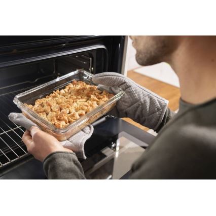 Tefal - Харчовий контейнер 1,1 л MSEAL GLASS червоний/скло