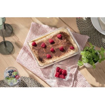 Tefal - Харчовий контейнер 3 л MSEAL GLASS червоний/скло