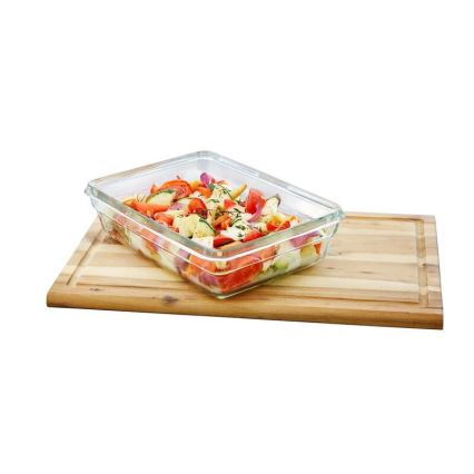 Tefal - Харчовий контейнер 0,45 л MSEAL GLASS червоний/скло