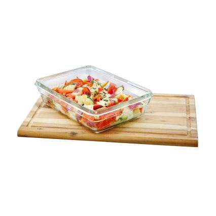 Tefal - Харчовий контейнер 3 л MSEAL GLASS червоний/скло
