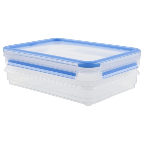Tefal - Харчовий контейнер 2x0,6 л MASTER SEAL FRESH синій