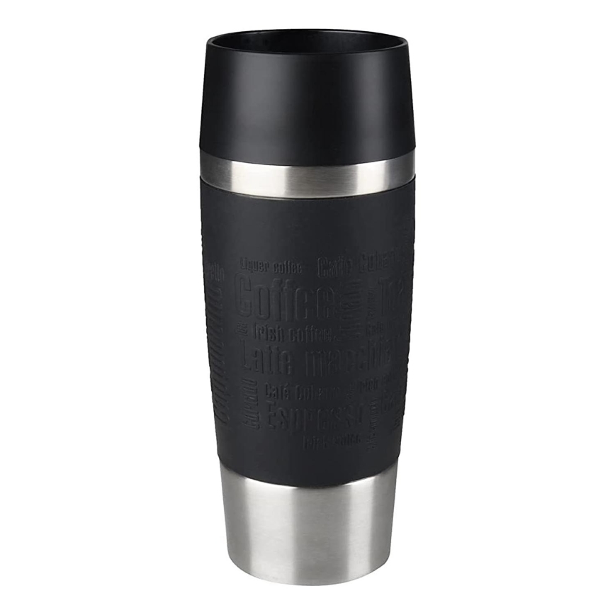 Tefal - Дорожная чашка 360 мл TRAVEL MUG нержавеющая сталь/черный
