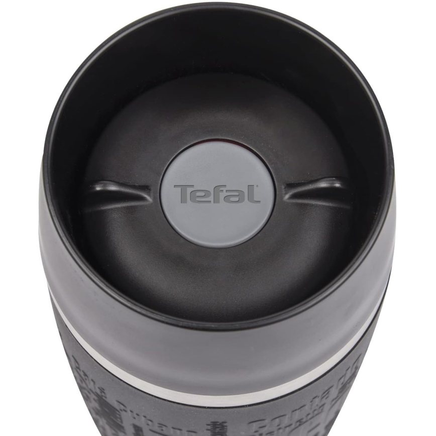 Tefal - Дорожная чашка 360 мл TRAVEL MUG нержавеющая сталь/черный