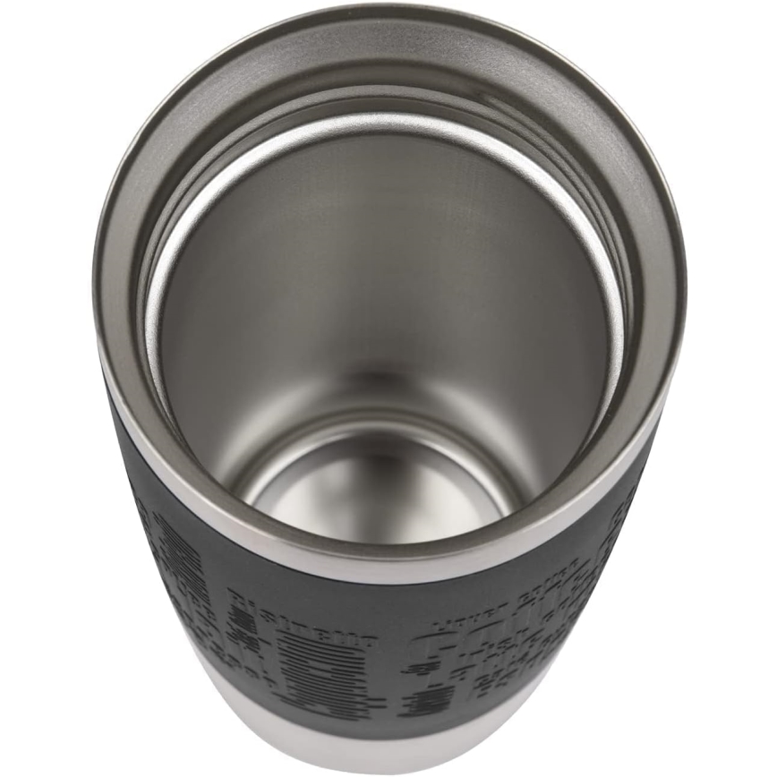 Tefal - Дорожная чашка 360 мл TRAVEL MUG нержавеющая сталь/черный