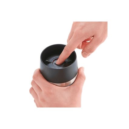 Tefal - Дорожная чашка 360 мл TRAVEL MUG нержавеющая сталь/темно-синий