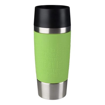 Tefal - Дорожная чашка 360 мл TRAVEL MUG нержавеющая сталь/зеленый