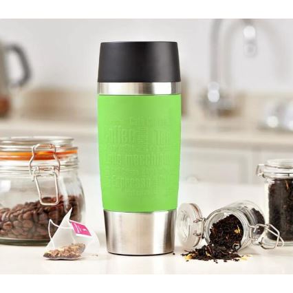 Tefal - Дорожная чашка 360 мл TRAVEL MUG нержавеющая сталь/зеленый