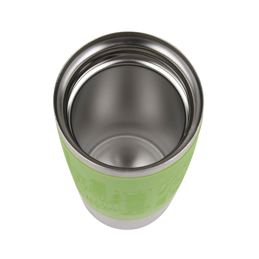 Tefal - Дорожная чашка 360 мл TRAVEL MUG нержавеющая сталь/зеленый
