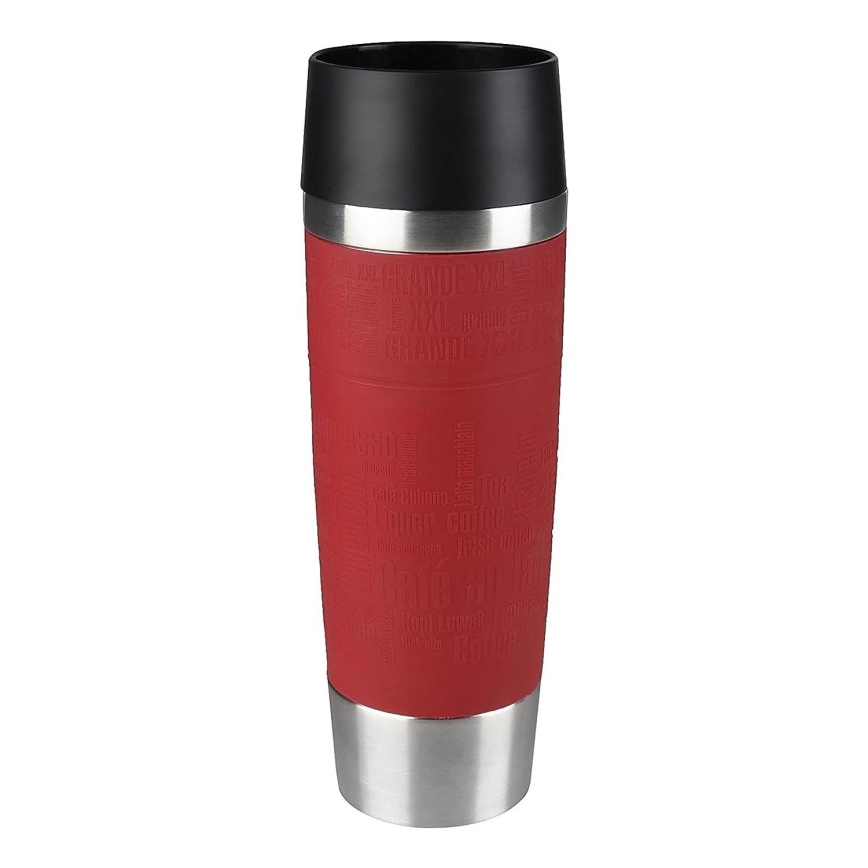 Tefal - Дорожная чашка 500 мл TRAVEL MUG нержавеющая сталь/красный