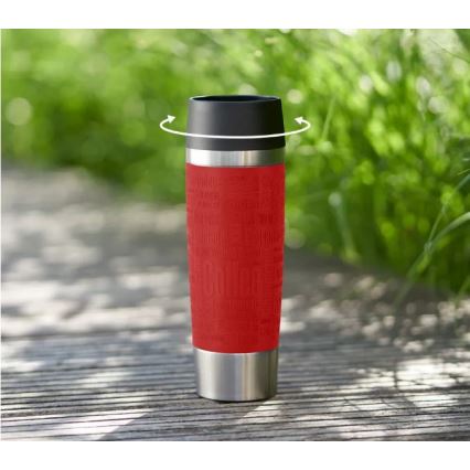 Tefal - Дорожная чашка 500 мл TRAVEL MUG нержавеющая сталь/красный