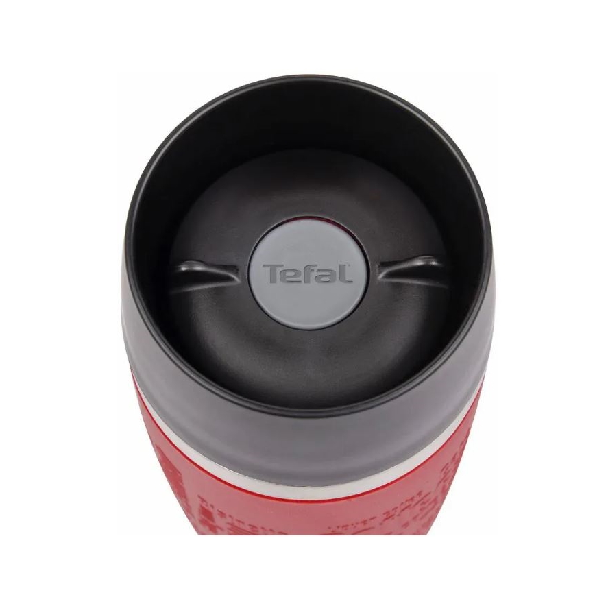 Tefal - Дорожная чашка 500 мл TRAVEL MUG нержавеющая сталь/красный