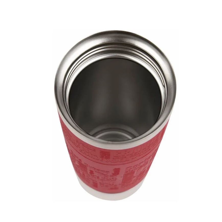 Tefal - Дорожная чашка 500 мл TRAVEL MUG нержавеющая сталь/красный