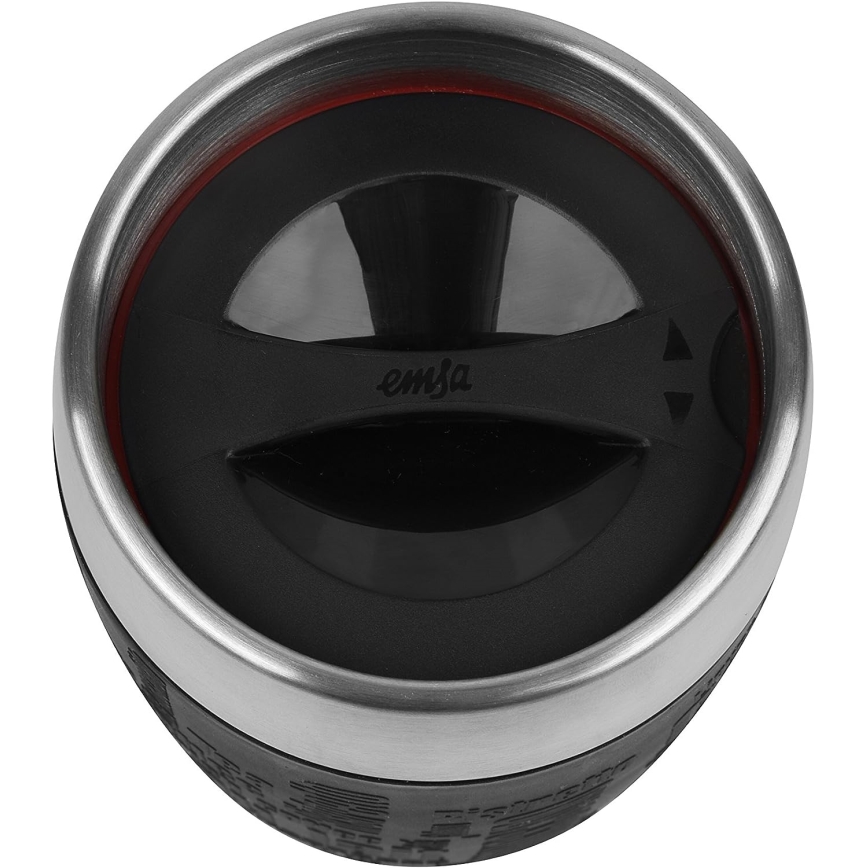 Tefal - Дорожня чашка 200 мл TRAVEL CUP нержавіюча сталь/чорний