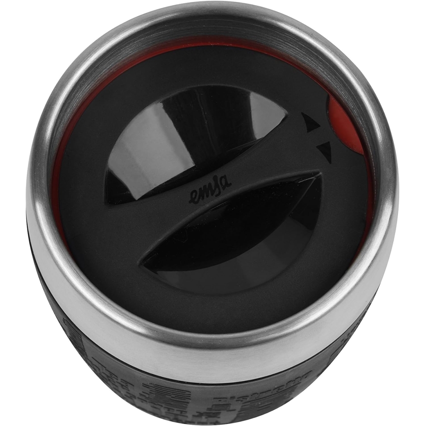 Tefal - Дорожня чашка 200 мл TRAVEL CUP нержавіюча сталь/чорний